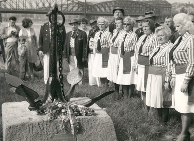 28. 5. 1978, odhalení památníku – začátek potahové stezky, Císařská louka